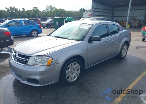 2013 Dodge Avenger Se from USA, damaged, VIN 1C3CDZAB0DN572642